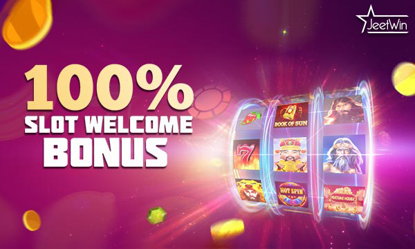 100% slots welcome bonus